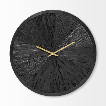 Silo 17" Round Large Modern Wall Clock