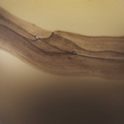 Pyla Short Yellow/Brown Glass Sand Dune Inspired Vase