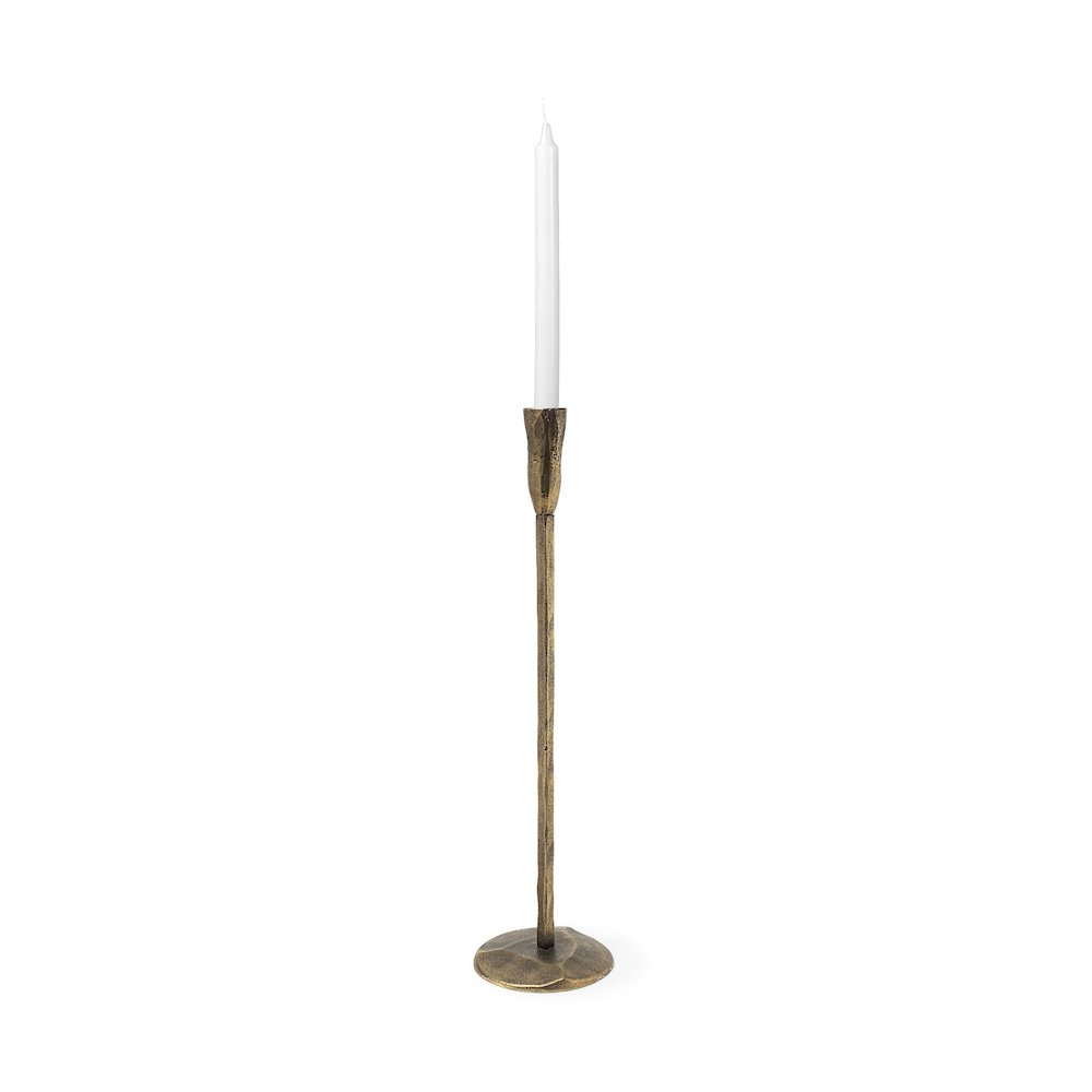 Levit (Large) Gold Table Candle Holder
