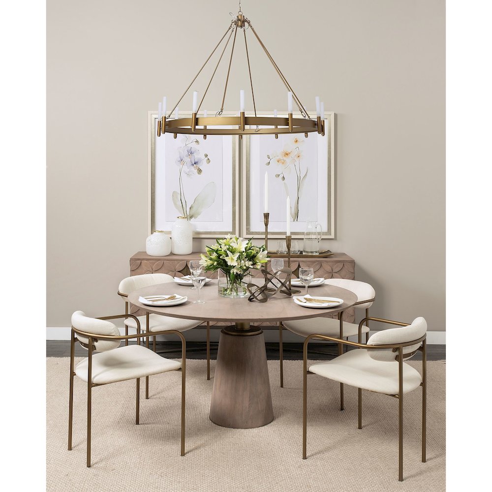 Levit (Large) Gold Table Candle Holder