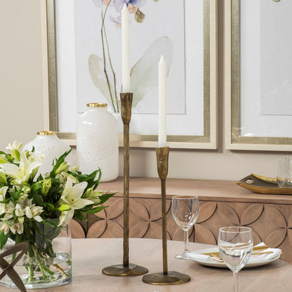 Levit (Large) Gold Table Candle Holder