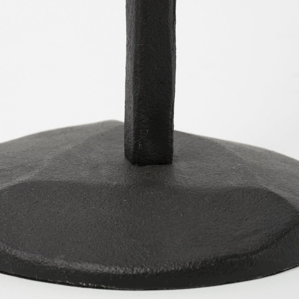 Levit (Large) Black Table Candle Holder
