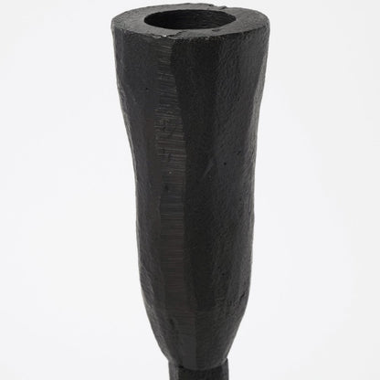 Levit (Large) Black Table Candle Holder