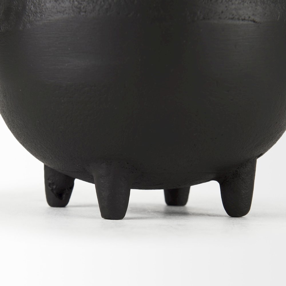 Cyrus Black Two handled Vase Decorative Object