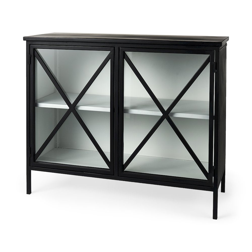 Two Door Glass Cabinet