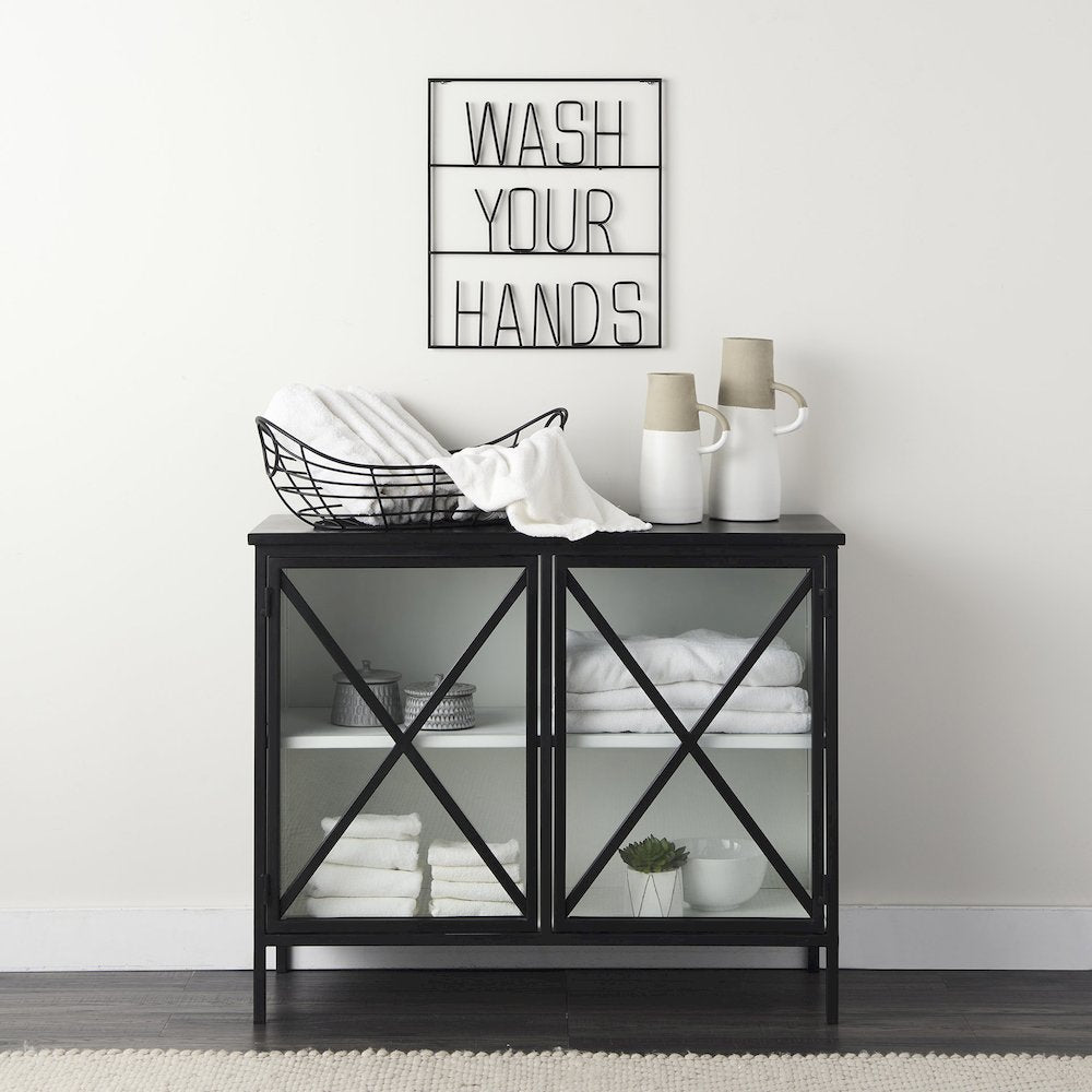 Two Door Glass Cabinet