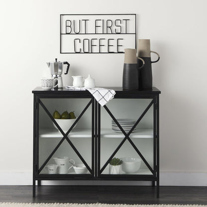 Two Door Glass Cabinet