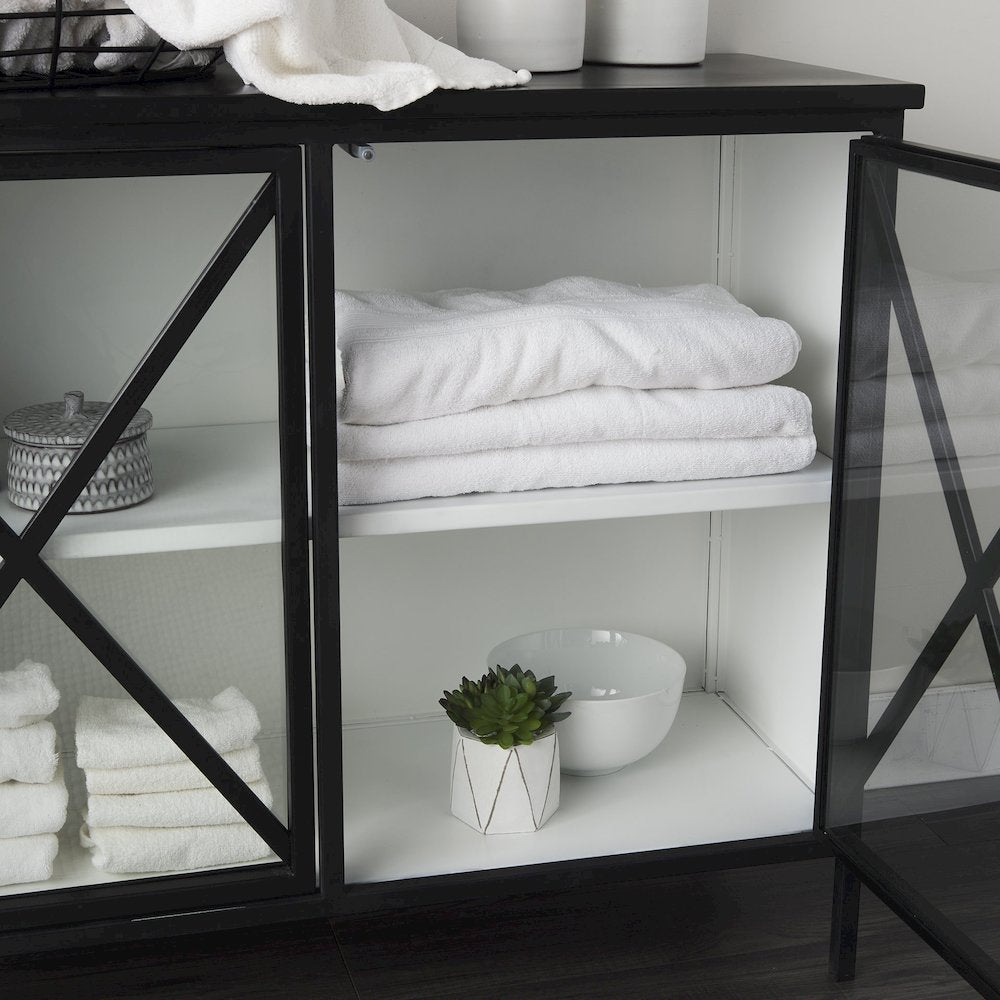 Two Door Glass Cabinet