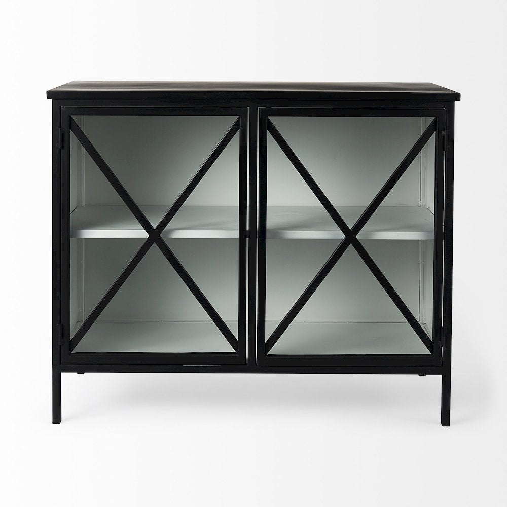 Two Door Glass Cabinet