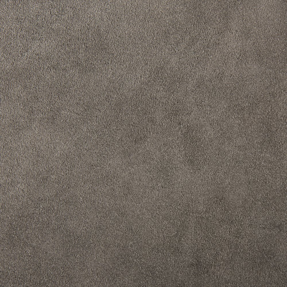 33" Total Height Brown/Gray Suede Iron Frame Dining Chair