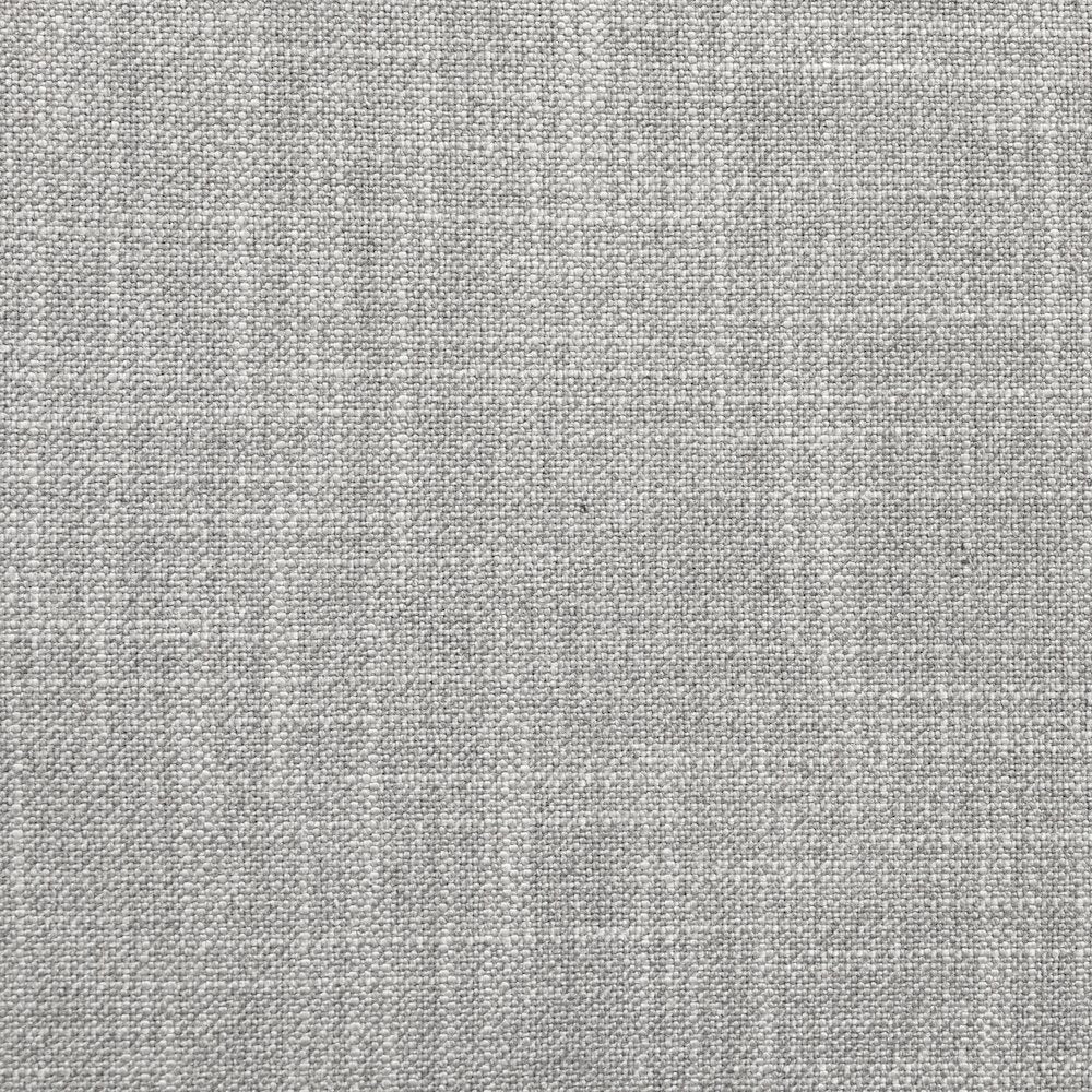 Gray Fabric Seat Black Metal Dining Chair