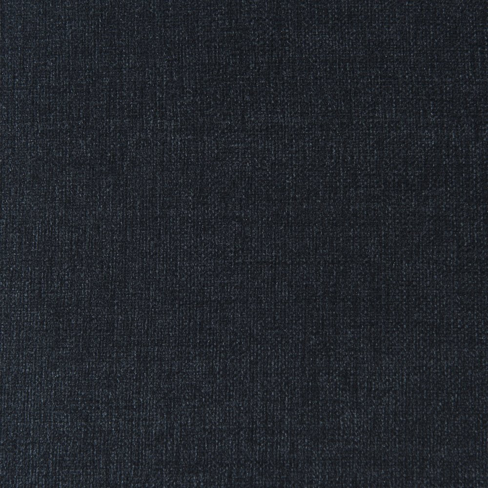 Navy Fabric Seat Medium Brown Wooden Legs Wingback Dining Chair
