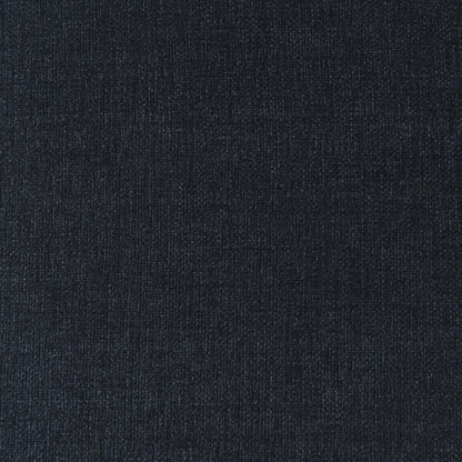 Navy Fabric Seat Medium Brown Wooden Legs Wingback Dining Chair