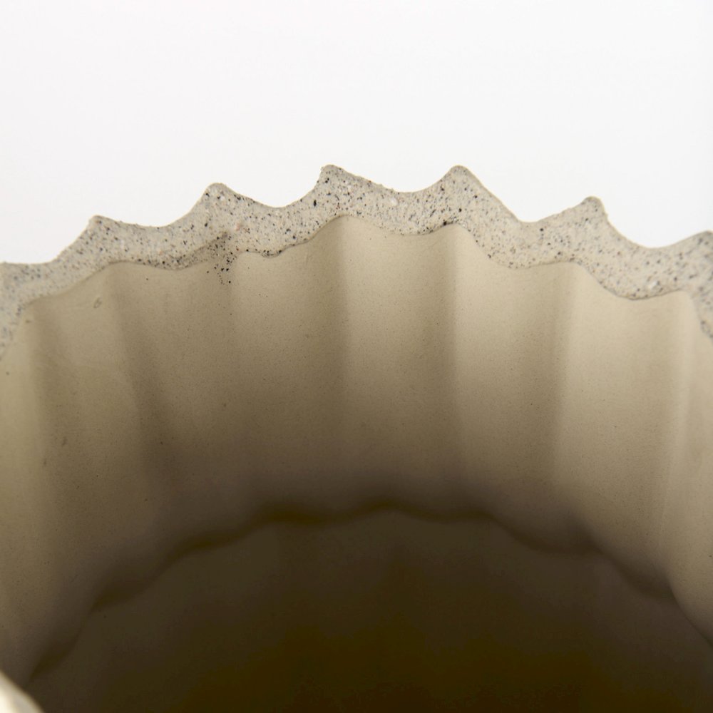 Cardon 23.0H Cream Ceramic Vase
