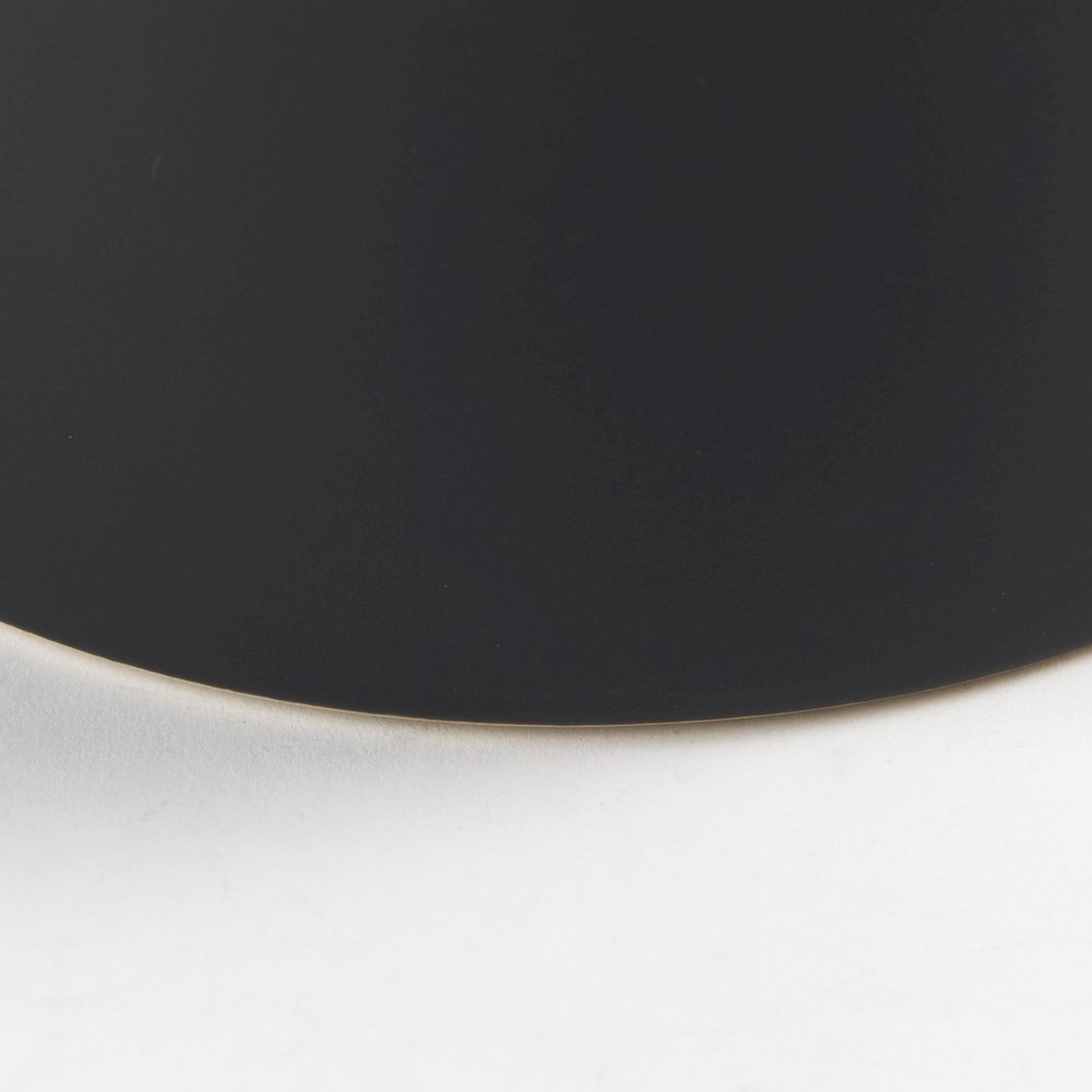 Burton 13.1H Large White and Black Ceramic Jug Vase
