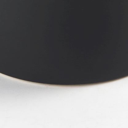 Burton 13.1H Large White and Black Ceramic Jug Vase