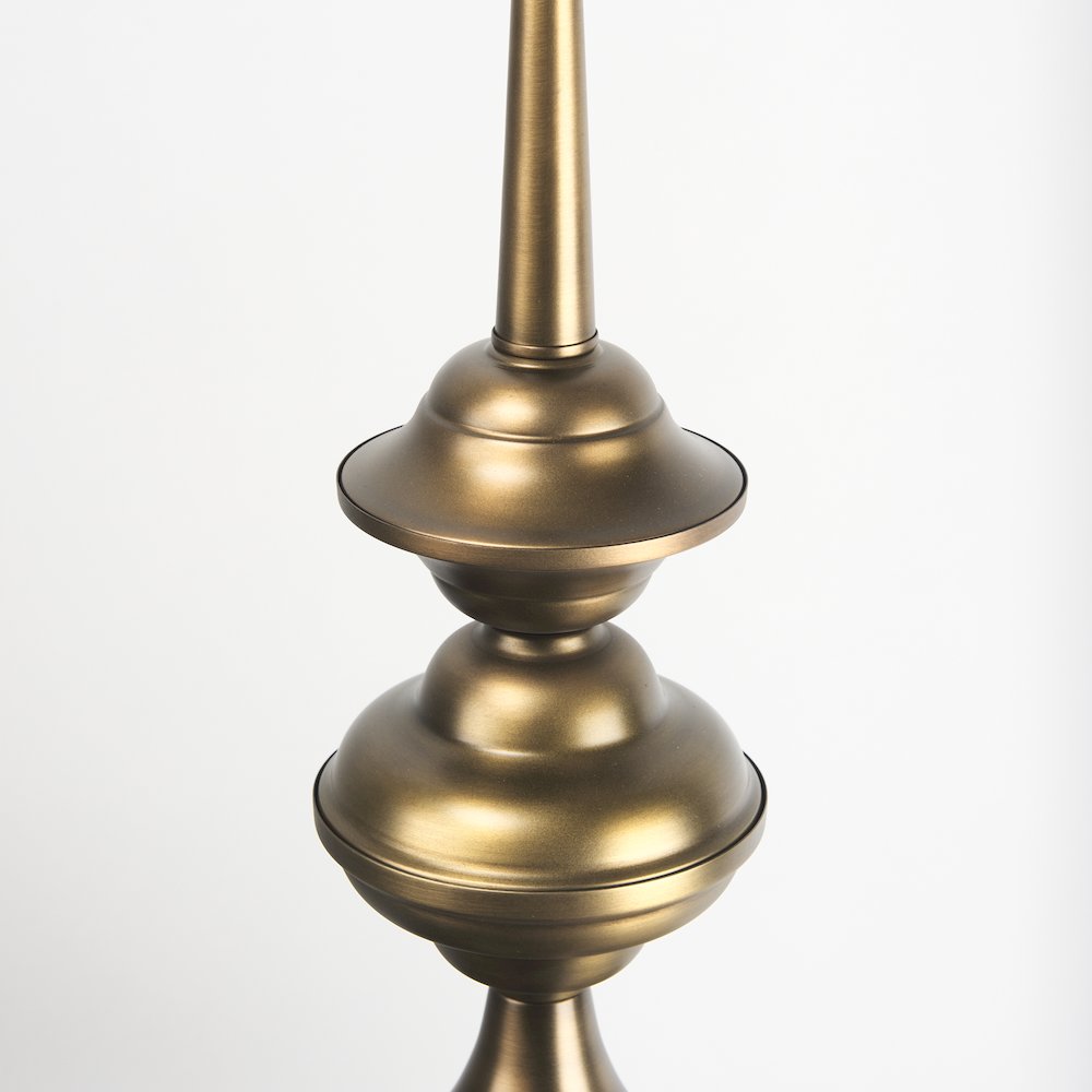 Willson 17.0L x 17.0W x 29.0H Black IronAntique Brass Dome Pendant Light