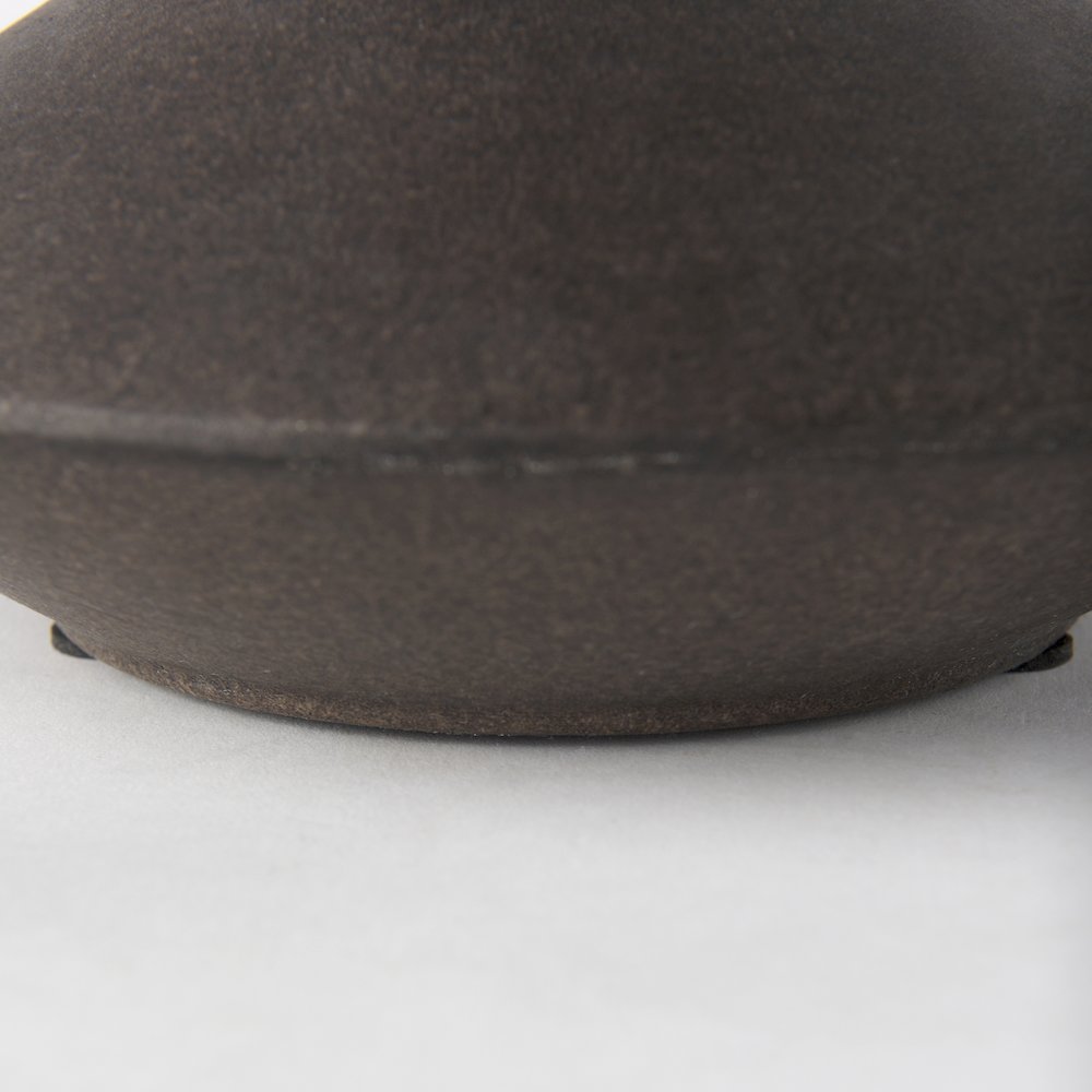 Rylee 6.9H Dark Brown Ceramic Vase