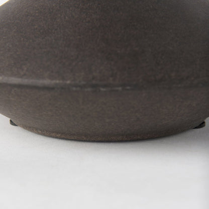 Rylee 6.9H Dark Brown Ceramic Vase