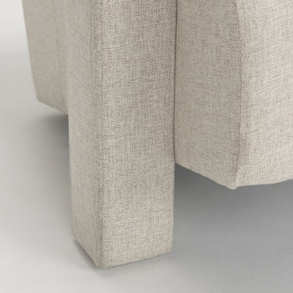 Oatmeal Fully Upholstered Accent Chair