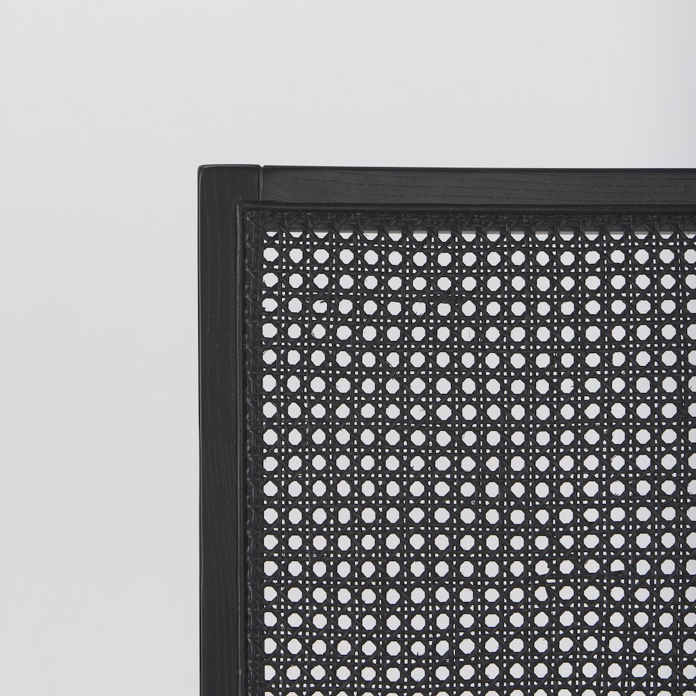 Beige Fabricblack Wood Dining Chair
