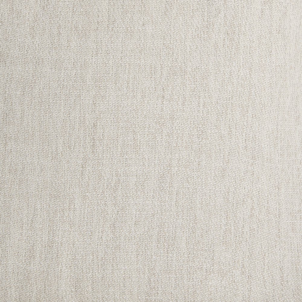 Cream Fabric Upholstered And Light Brown Wood Dining Chair