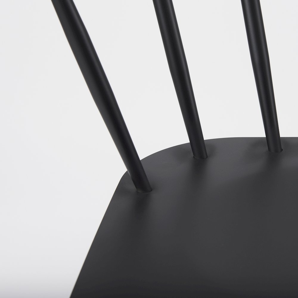 Black Metal Dining Chair