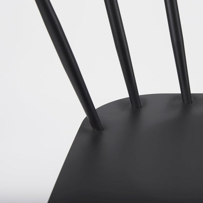 Black Metal Dining Chair
