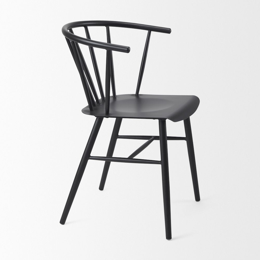 Black Metal Dining Chair