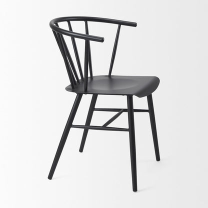 Black Metal Dining Chair