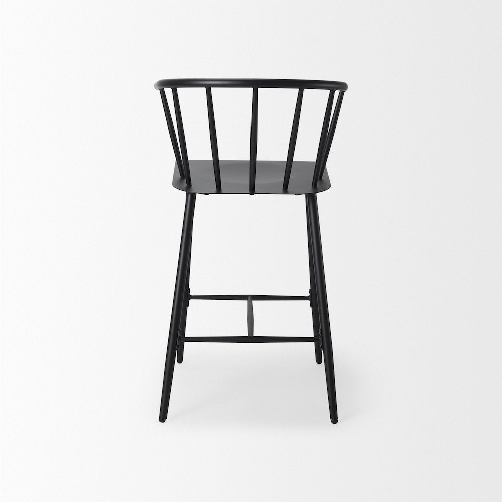 Black Metal Counter Stool