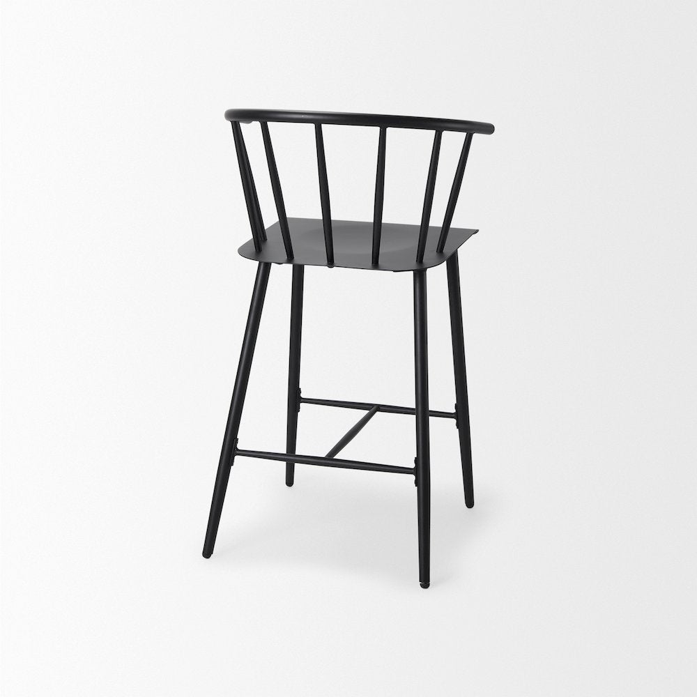 Black Metal Counter Stool