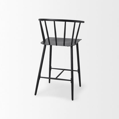 Black Metal Counter Stool