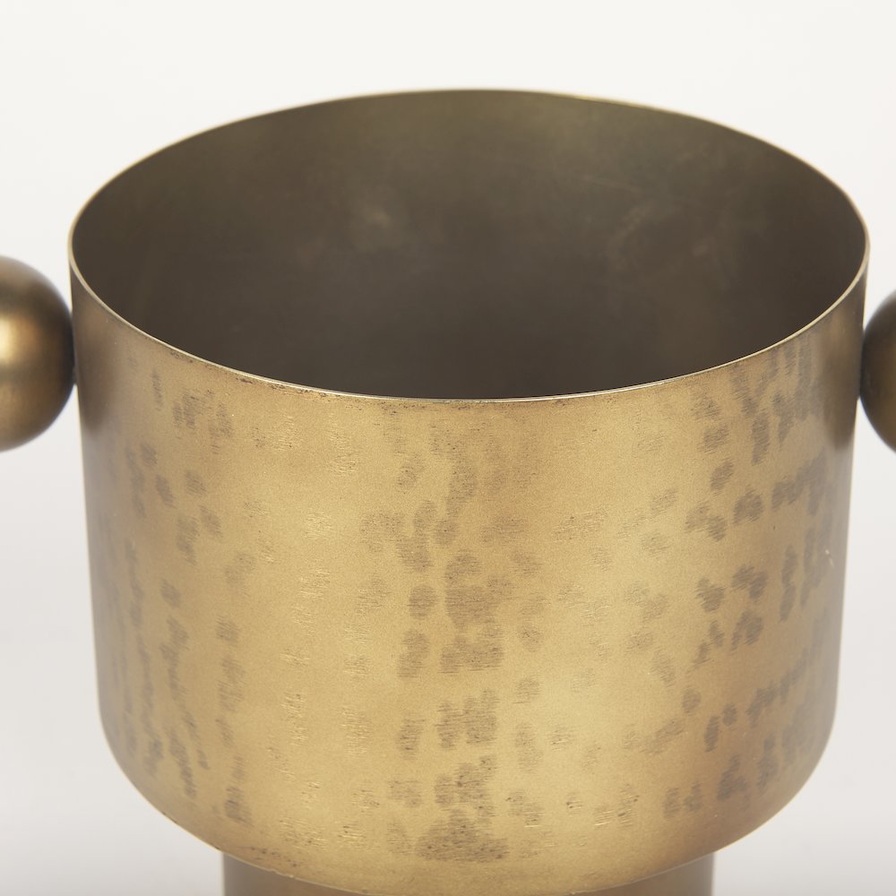 Juno 6.5H Medium Gold Iron Medium Vase