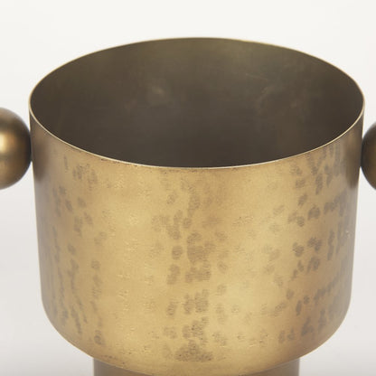 Juno 6.5H Medium Gold Iron Medium Vase