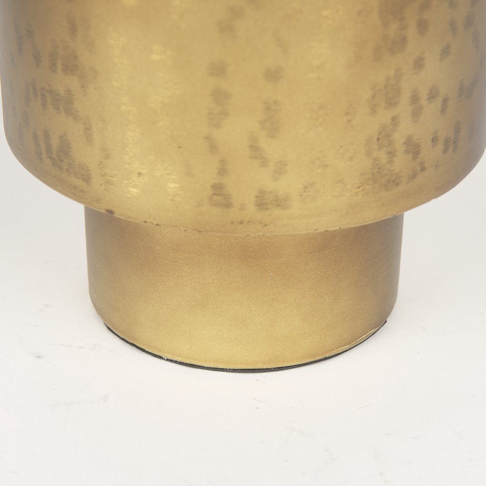 Juno 6.5H Medium Gold Iron Medium Vase