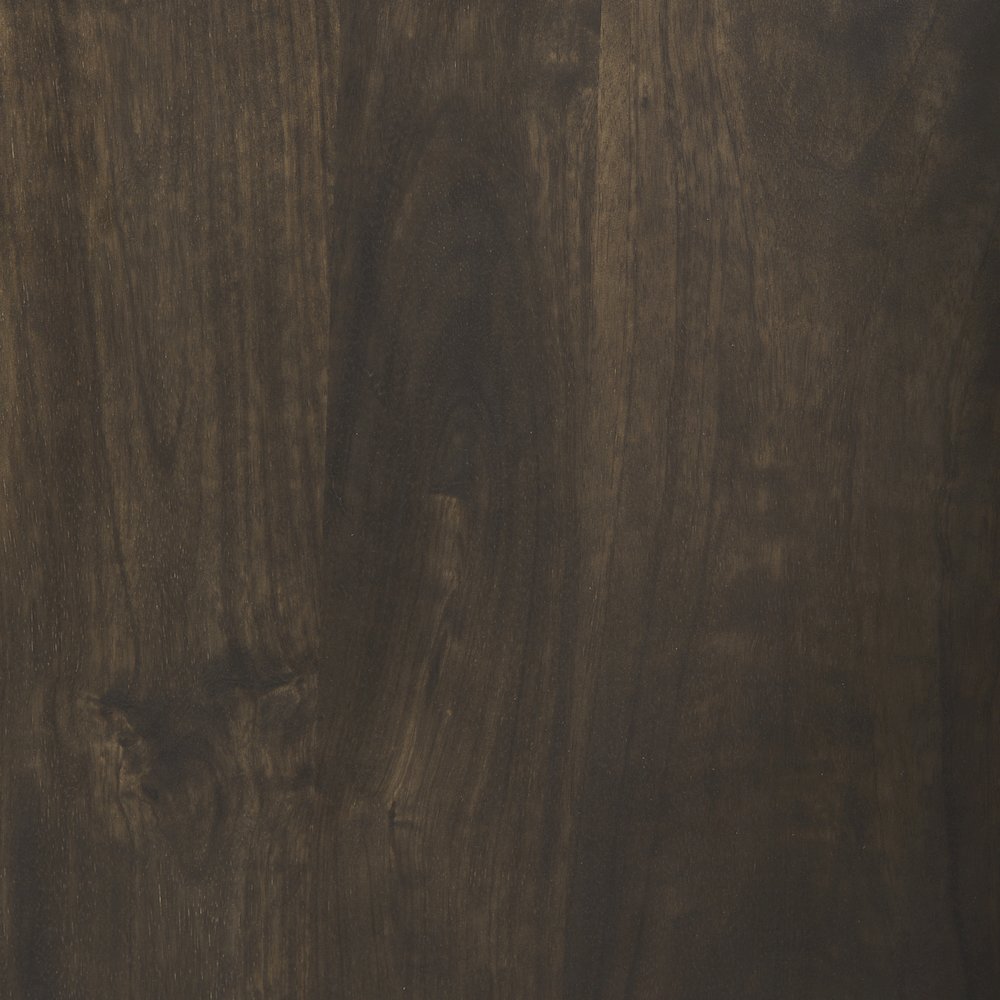 Dark Brown Wood Carved Arch Pattern 2 Door Cabinet