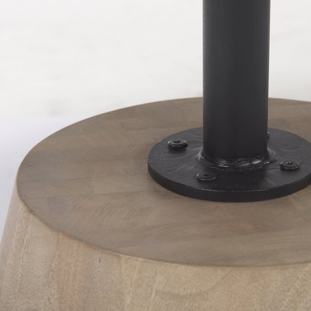 Marble Top Pedestal Base Round Coffee Table