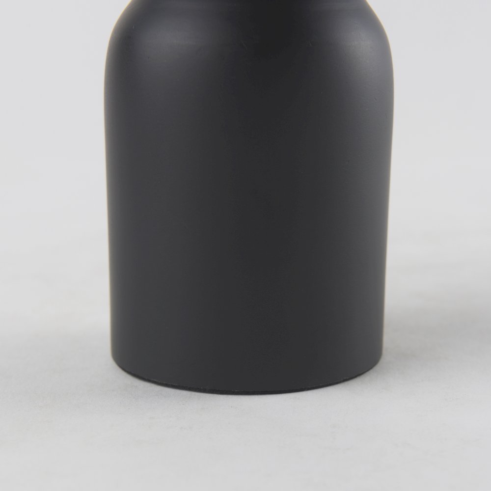 Malta Small Black Metal Candle Holder