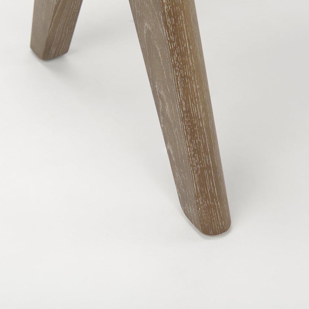 Medium Brown Wooden Stool