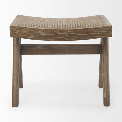 Medium Brown Wooden Stool