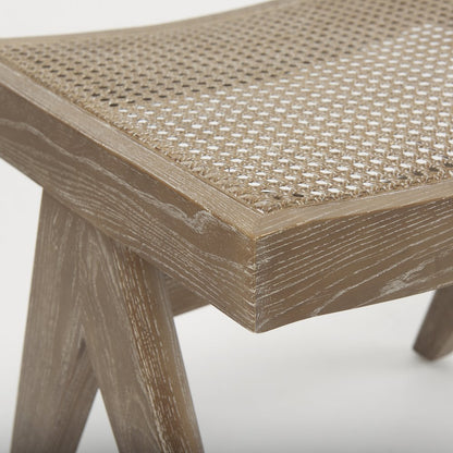 Medium Brown Wooden Stool