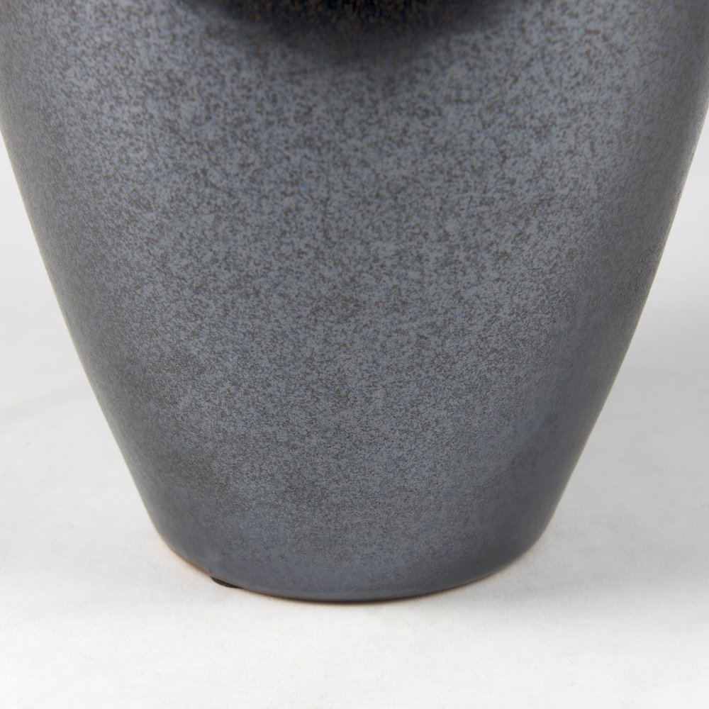 Kora Medium Dark Metallic Double Ear Vase