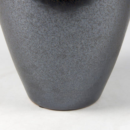 Kora Medium Dark Metallic Double Ear Vase
