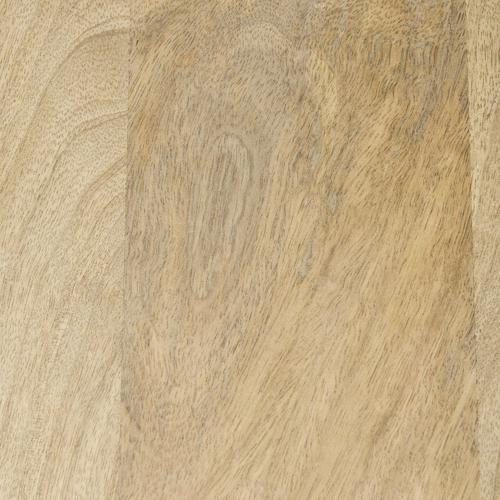 Light Wood Bridge Accent Table