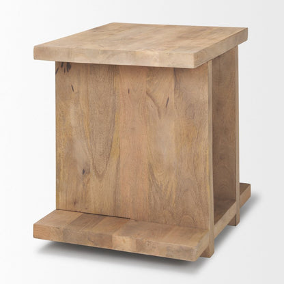 Nohr Light Brown Accent Table