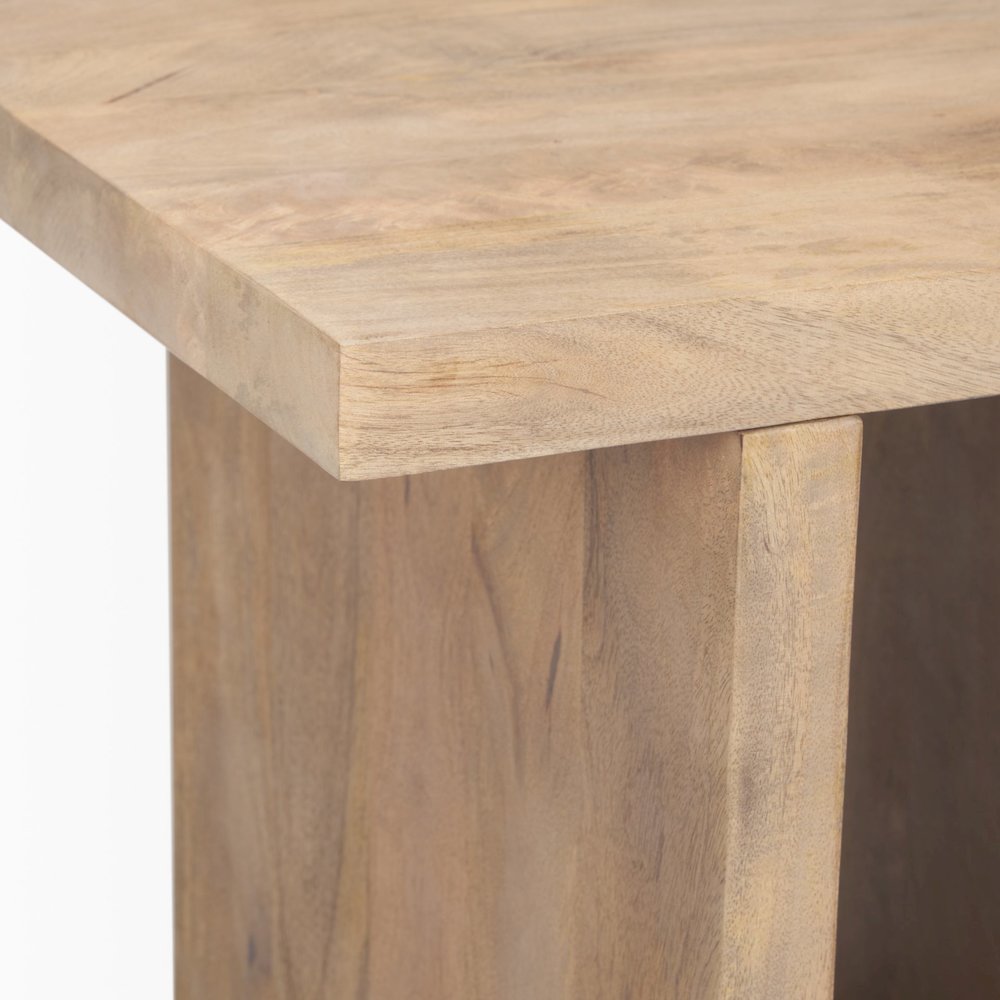 Nohr Light Brown Accent Table
