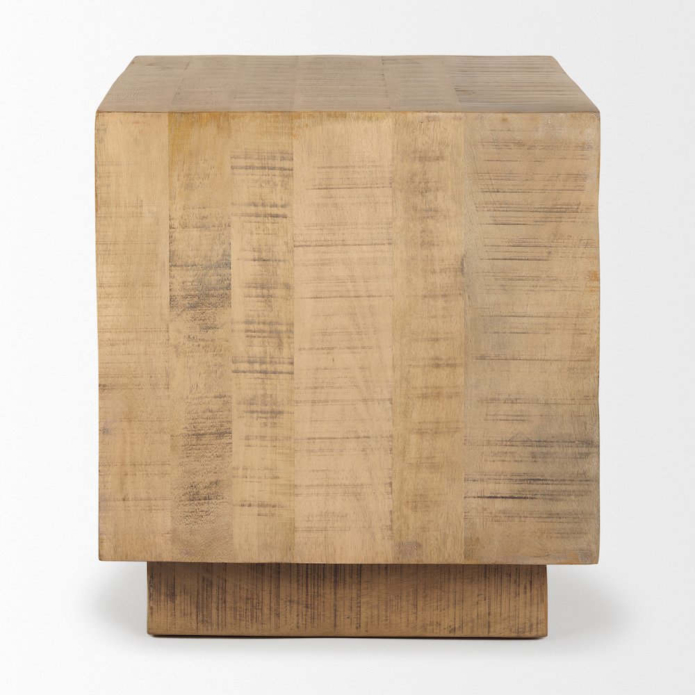 Hayden Light Brown Wood End/Side Table
