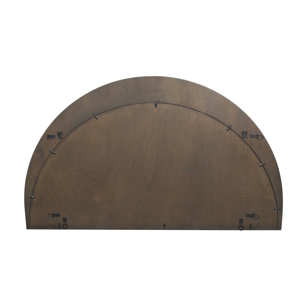 Celeste Dark Brown Wood Large Mirror