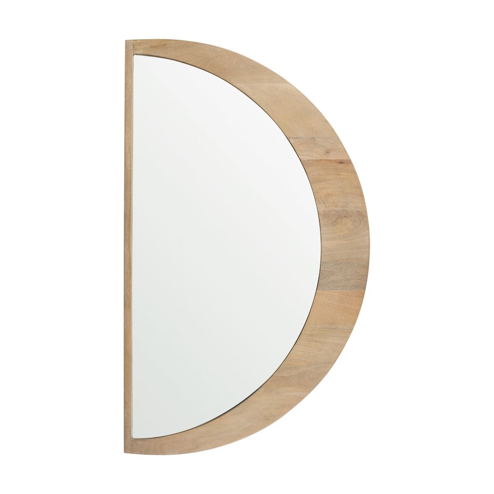 Celeste Light Brown Wood Large Mirror